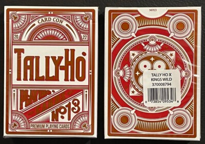 Tally-Ho Playing Cards 4種セット（赤、青、緑、ゴールド） Tally-Ho