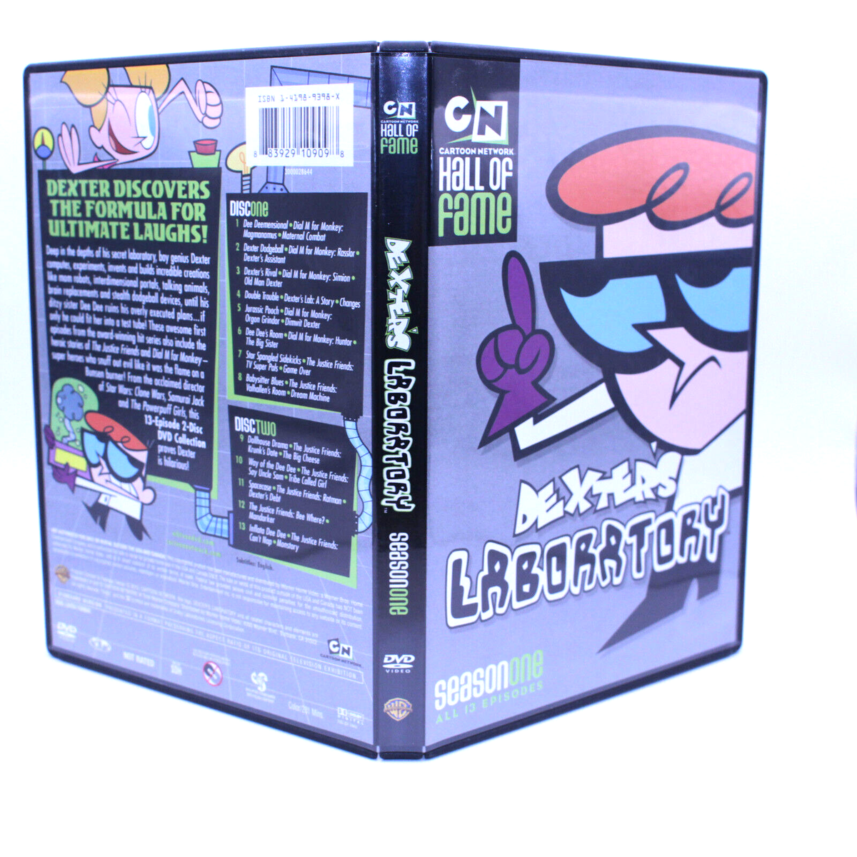 Dexter's Laboratory Season 1 DVD Cartoon Network Hall of Fame with