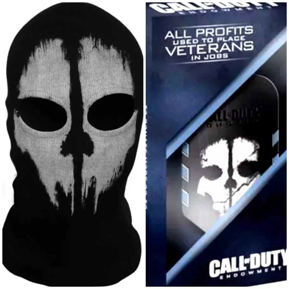 GHOST MASK RILEY CALL OF DUTY MODERN WARFARE COD MW2