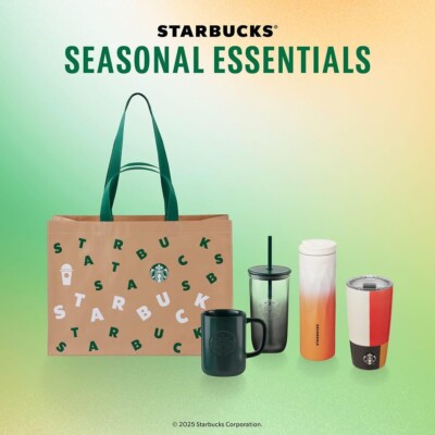 2025 Starbucks Seasonal Essentials Mug / Cup / Bag Collection Brand New