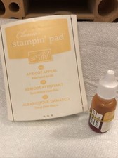 Stampin  Up Apricot Appeal Ink Pad And Re-inker