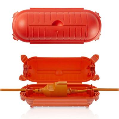 2 Stück Safebox Schutzbox Kupplung Stecker Kabel Schutzkapsel Außenbereich Regen