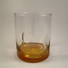Pinched Dimple Amber Bottom Drinking Glass 12.5 Oz Impressions by Libbey Crisa