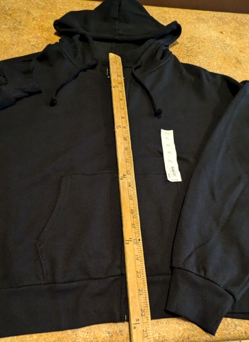 Womens/juniors XL SO Front zip hoodie NEW w/Tags Black, could also be petite - 第 3/6 張圖片