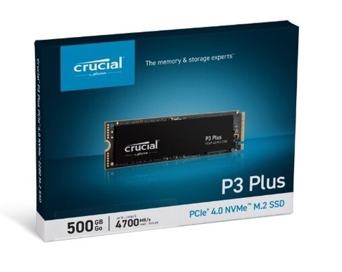 Crucial P3 Plus 500 GB M.2 PCI Express 4.0 NVMe 3D NAND PCIe - 第 7/8 張圖片
