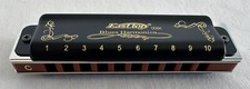 EASTTOP Blues Harmonica Black Professional Harmonica New