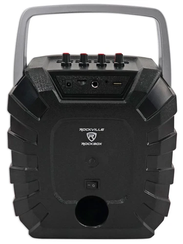 Rockville ROCKBOX 6.5" 100 Watt Portable Rechargeable Bluetooth Speaker w USB/SD - Picture 7 of 10