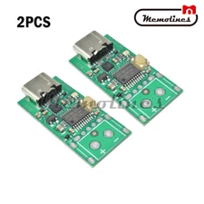 2PCS ZY12PDN Type-C PD 2.0 3.0 to DC USB Decoy Fast Charge Trigger Poll Detector