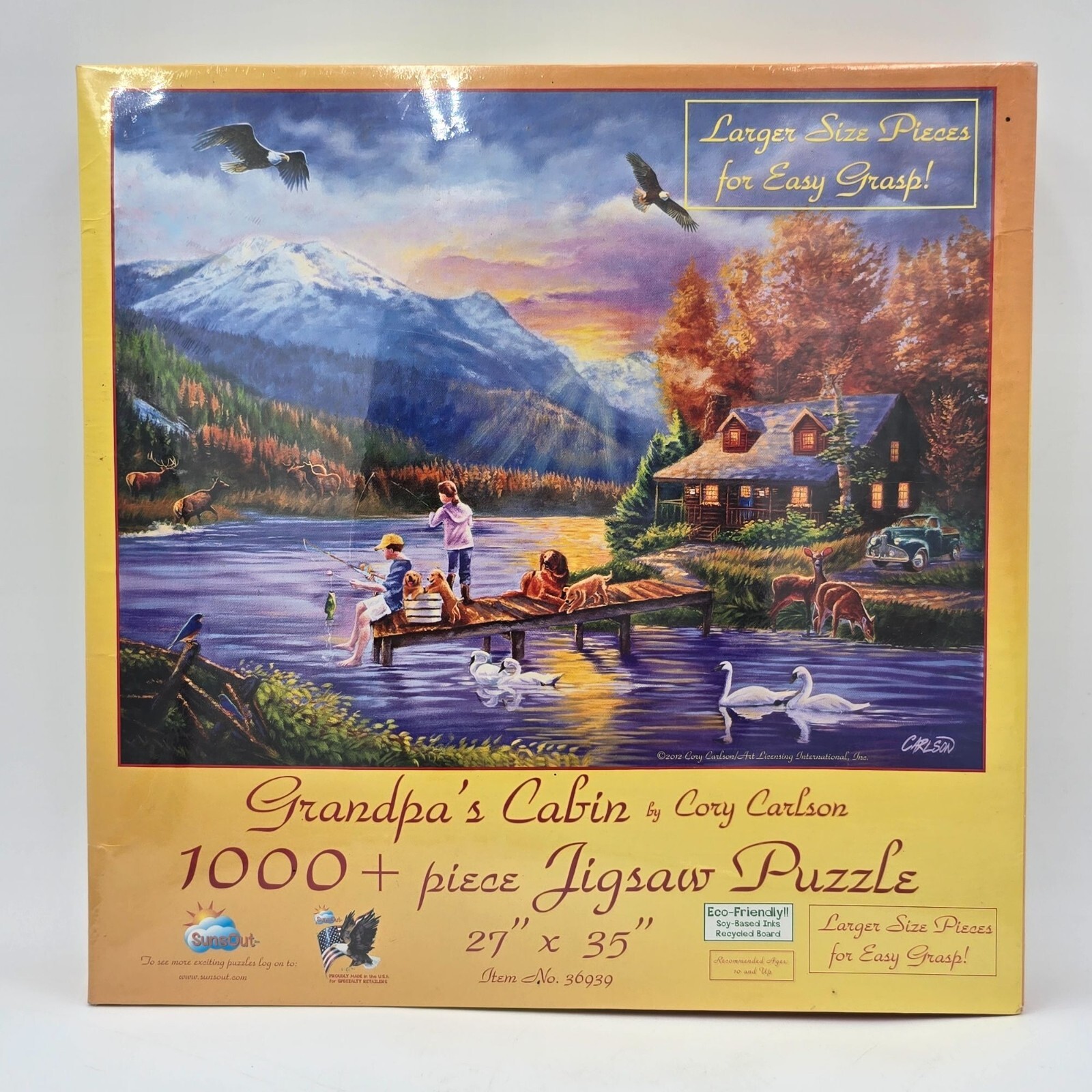 Grandpa's Cabin By Cory Carlson 1000 Piece Jigsaw Puzzle 27