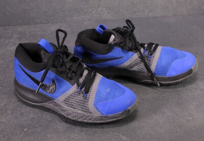 Nike Sneaker Zoom Assersion Sportschuhe Gr. 36,5 schwarz blau Basketball SB662 