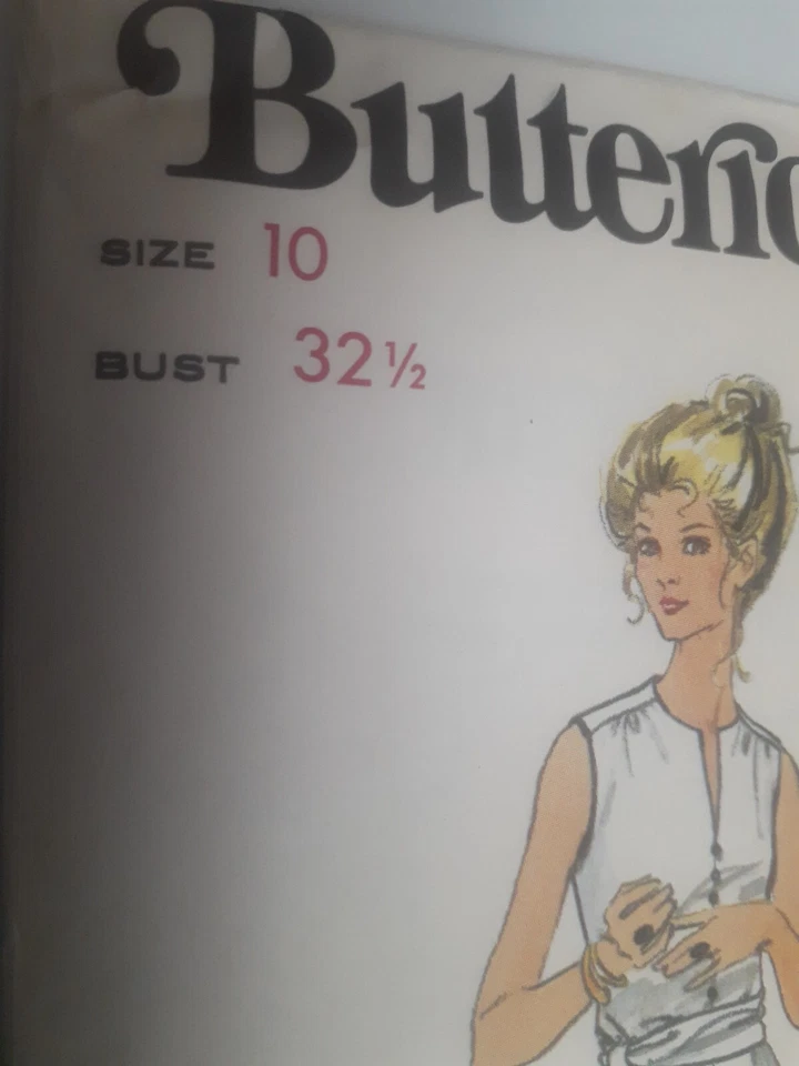 Dress Mini Scarf 10 Butterick 5849 Sewing Pattern UC VTG 60's Retro Easy Short - Image 3 of 4
