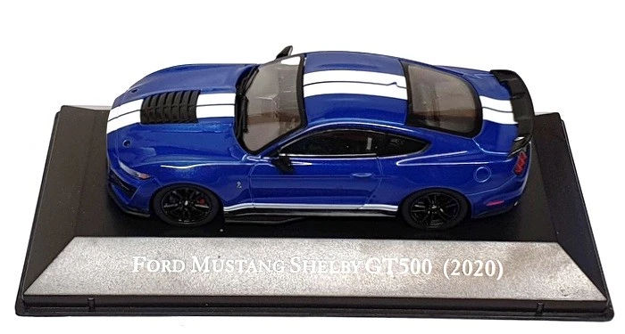 Altaya escala 1/43 16725H - Ford Mustang Shelby GT500 2020 - azul/blanco Foto 4 de 4