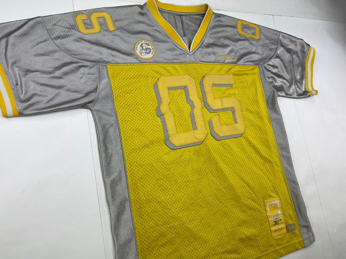 FUBU jersey, yellow, Fubu 05, vintage hip hop t-shirt, 90s hip hop