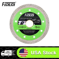 4.5"/115mm Sintered Diamond Turbo Saw Blade Cutting Disc Marble Concrete Tile