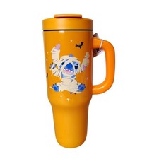 Disney Halloween Stitch 40 Oz Zak Travel Mug With Handle and 2 in 1 Lid