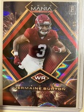 2024 Wild Card Jermaine Burton Auto Mania 1/1 Alabama