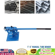 Compact Metal Bender 1-3" Bench Flat Bar Rod Bending Brake Bender 7 Dies SALE