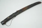 Japanese Copper Bottle in Sword Design very Unique & Antique from Japan 0728F31
