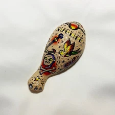 Meow Wolf Omega Mart Tattoo Chicken Nuglife Leg Drumstick Magnet + Bottle Opener