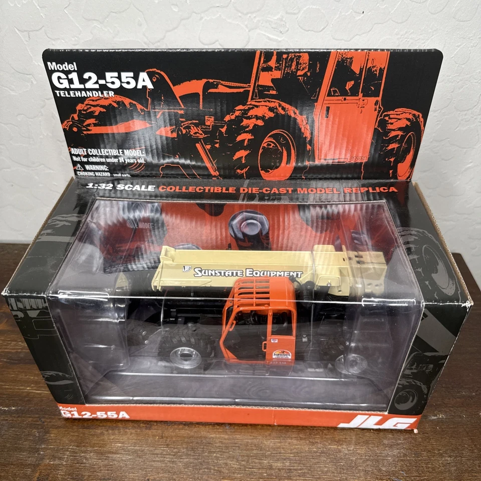 ¡¡NUEVO!! JLG Escala 1/32 Adulto Modelo G12-55A- Manipulador telescópico Juguete Serie 1 Diecast 2005 Foto 2 de 4