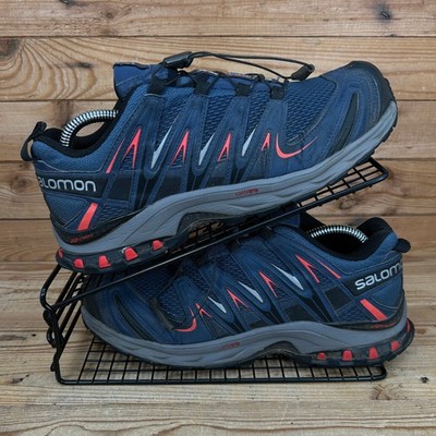 Salomon Sneaker Herren UK 7,5 XA Pro 3D Navy Blau Trail Wandern Walk Outdoor Schuhe