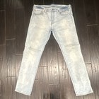 Levi’s Men’s Slim Low Rise Light Wash Blue Denim Jeans Cotton 5-Pocket Size 34 — photo 3