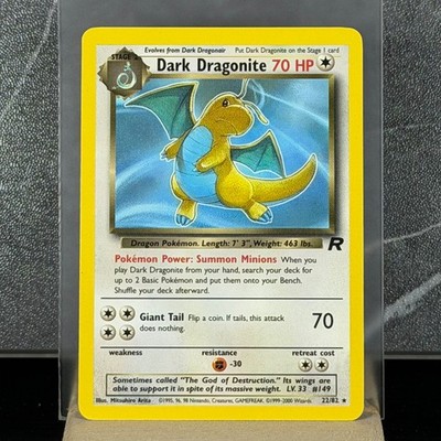 Dark Dragonite 22/82 Non-Holo Rare [WOTC: Team Rocket] [DMG]