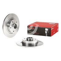 2X Brembo Bremsscheiben 274Mm Voll Hinten Passend FÜR Renault Fluence Grand