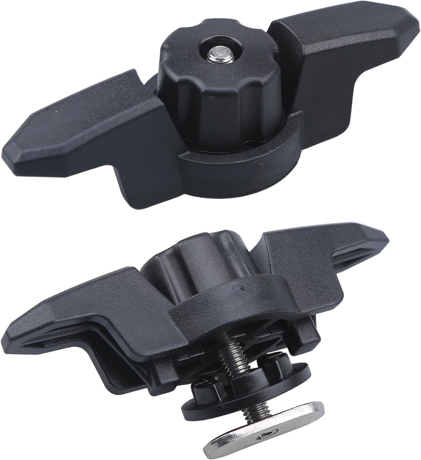 Cleat,kayak Zig Zag Cleats For Anchor - 2pcs, Black