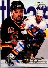 Nathan Lafayette 1994-95 Flair #190 Auto Hand Signed