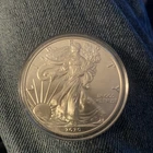 2020 American Silver Eagle 1 oz .999 Silver Dollar BU In Airtight Coin Capsule