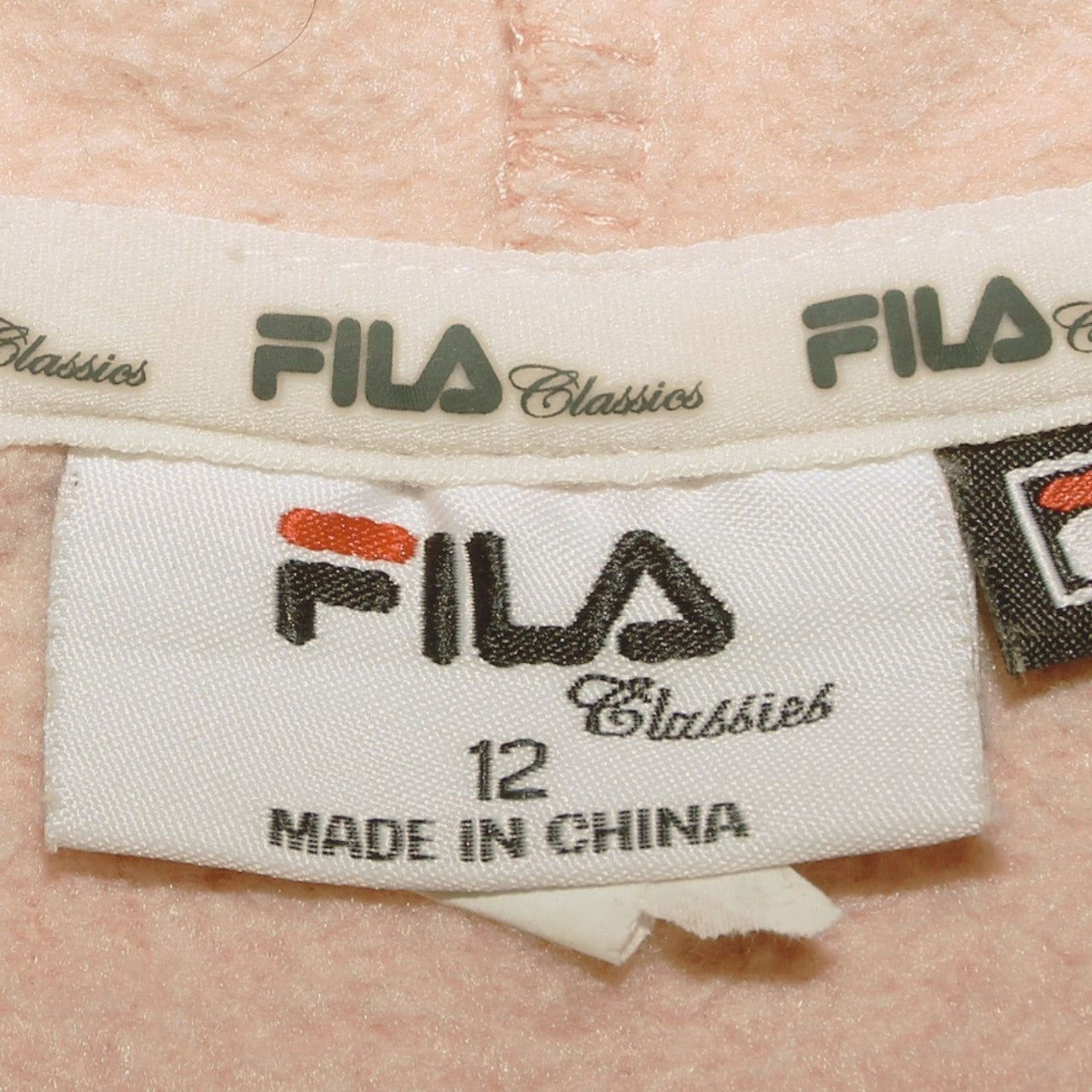 Fila Pink Hoodie Womens M image 4