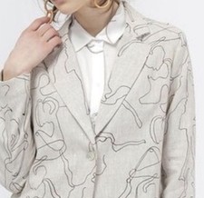 Off-White Women s Blazer  zebra size 40