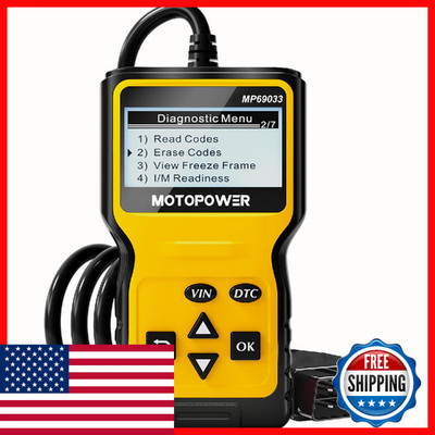 MOTOPOWER MP69033 Car OBD2 Scanner Code Reader Engine Fault Scanner CAN Diagnost