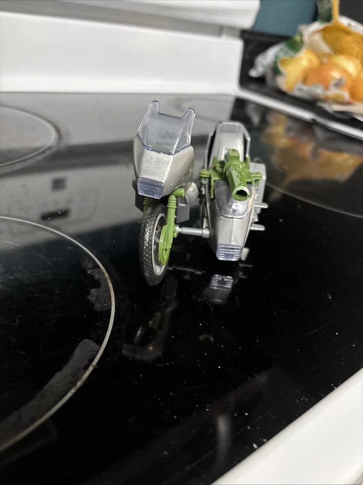 1985 GI Joe Серебряный Мотоцикл Mirage 100% Полный и Несломанный!! Отличное состояние товара - Изображение 3 из 4