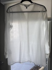 Elegant White Blouse From Banana Republic Size Small