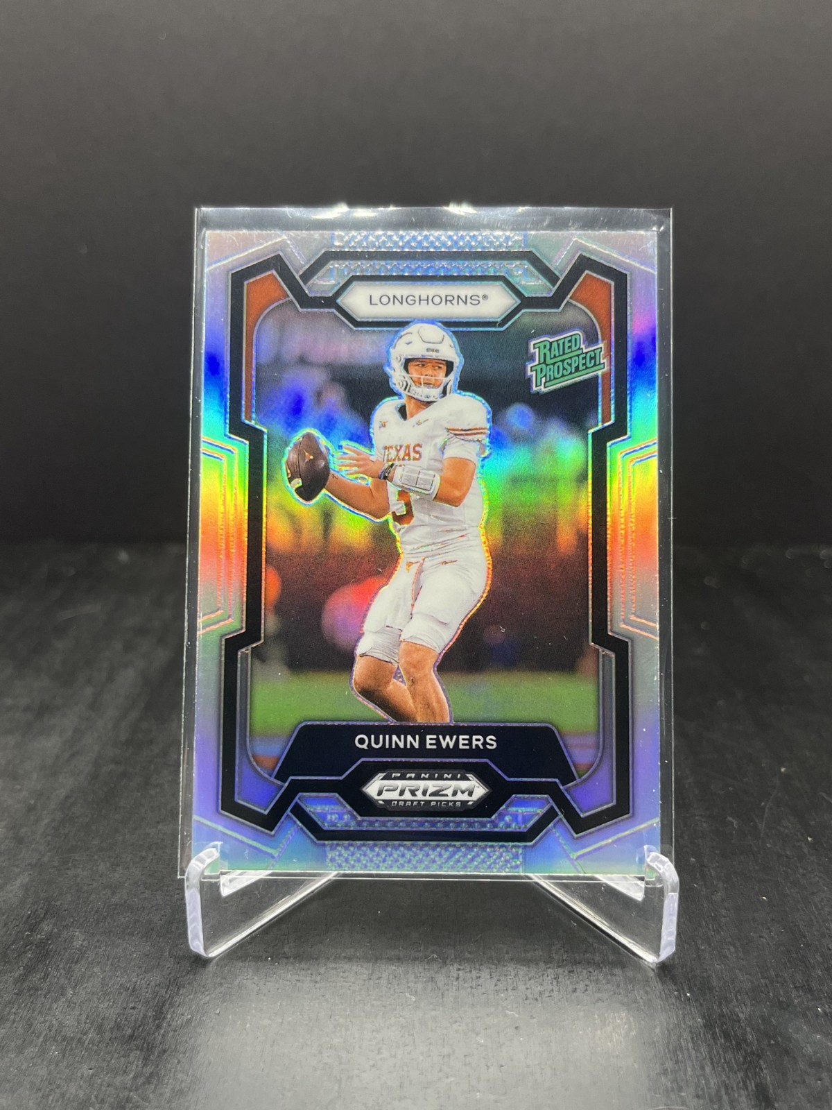 2024 Panini Prizm Draft Football Quinn Ewers Rated Prospect Silver #191