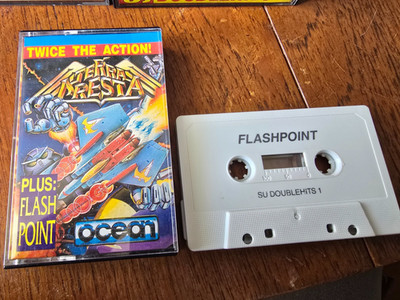 ZX Spectrum - Doublehits 1 (US Gold) - Terra Cresta & Flash Point Cassette