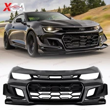 Front Bumper Grille Cover Replace For Chevrolet Camaro 1LE Style 2016-2018