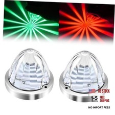 2Pcs Dual Color Red/Green Watermelon Lights Red Turn Red Light/Green Light