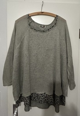 Damen Pullover, kuschelig warm mit 30 % Mohair , Größe 4  ( 48 )