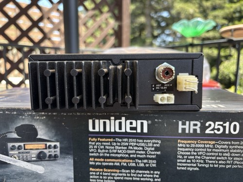 Uniden President HR 2510 10 Meter Mobile Transceiver & Cobra 148 GTL CB Radio - Zdjęcie 10 z 13