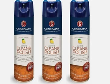 Guardsman Wood Furniture Clean Polish 12.5 oz Silicone, UV Protection Pack of 3
