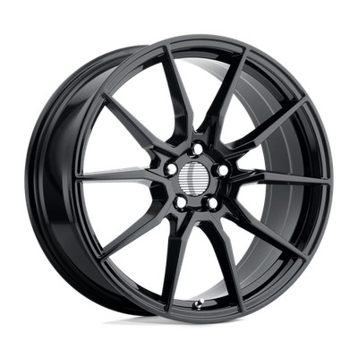 17x9 Performance Replicas PR193 Gloss Black Wheels 5x4.5 (24mm) Set of 4