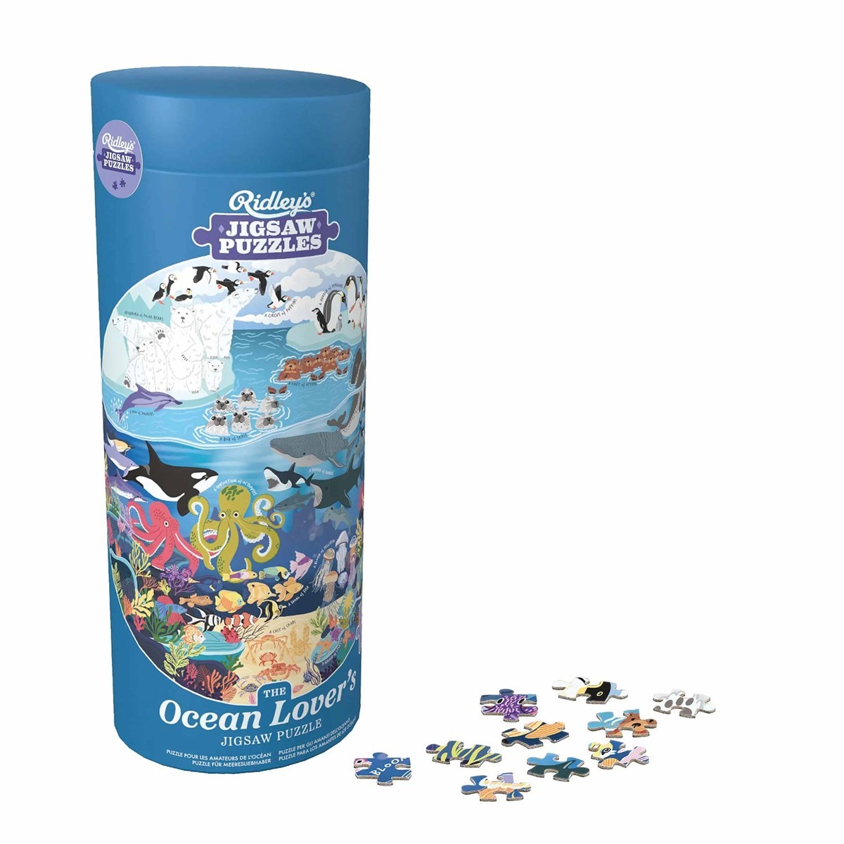 Ocean Lovers 1000 Piece Jigsaw, Jigsaws & Puzzles, Animals, Gift