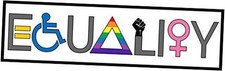 Equality Bumper-Sticker - We are All Powerful Valuable Deserving  Equal Vinyl