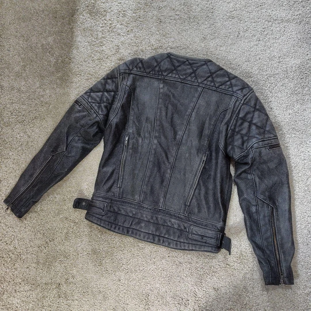 ARLEN NESS Genuine Leather Jacket, Size L Black [Used EXC] ship From JAPAN◎ image 11