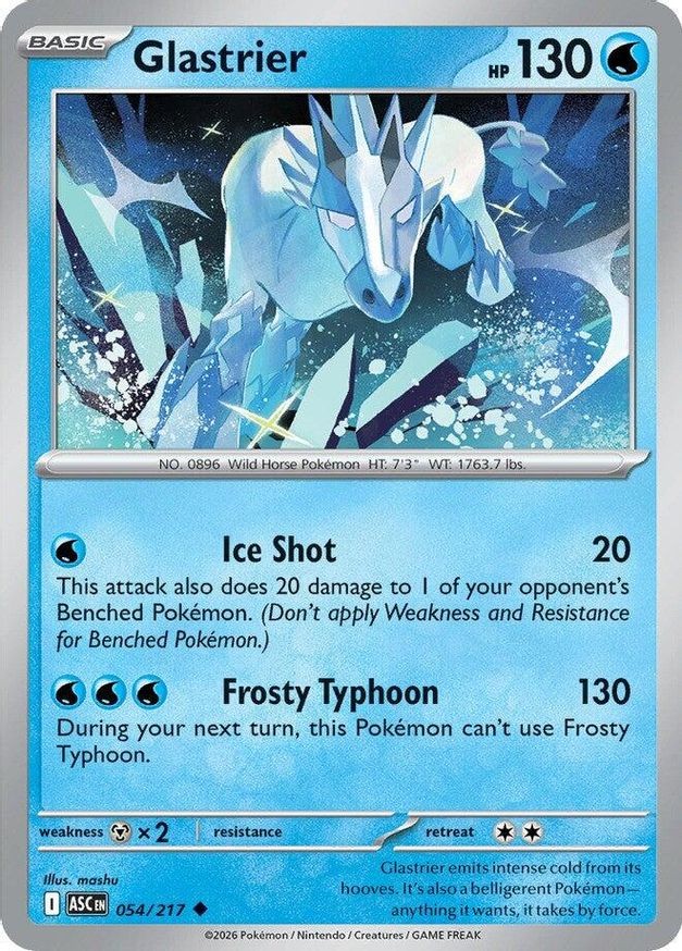 Pokemon Glastrier (54/583) Ascended Heroes NM