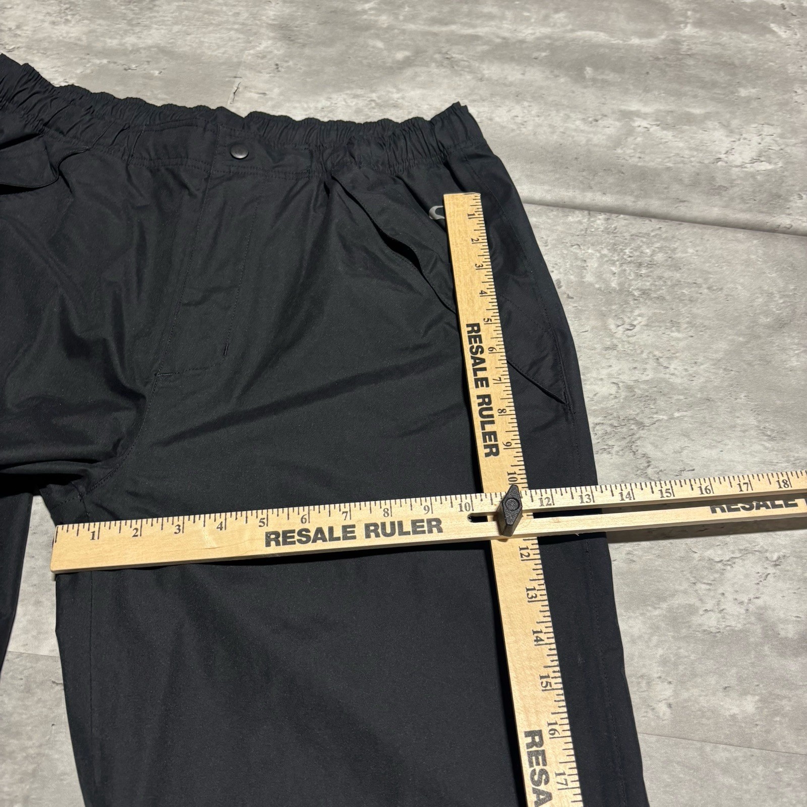 Oakley Over Pants Men's Large Black Polyester Windbreaker Rain 32x31 Y2K