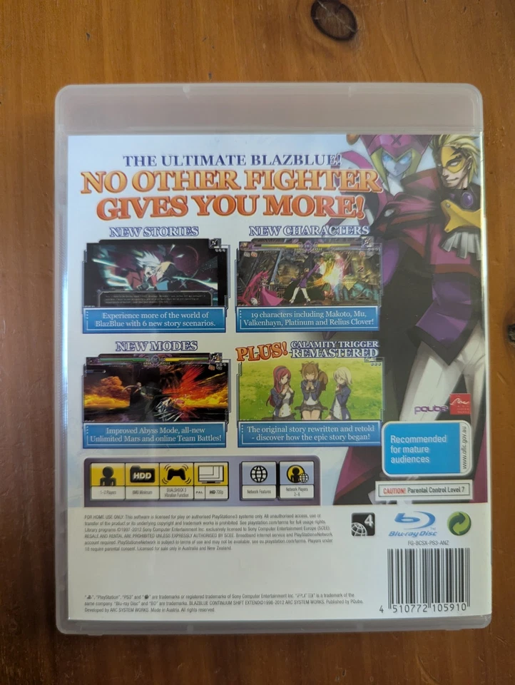 Blazblue: Continuum Shift Extend Limited Edition - Sony Playstation 3 - Complete - Image 4 of 4